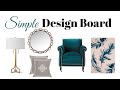 DECORATING QUICK TIP: How To Create A Simple Design Board For Home Projects