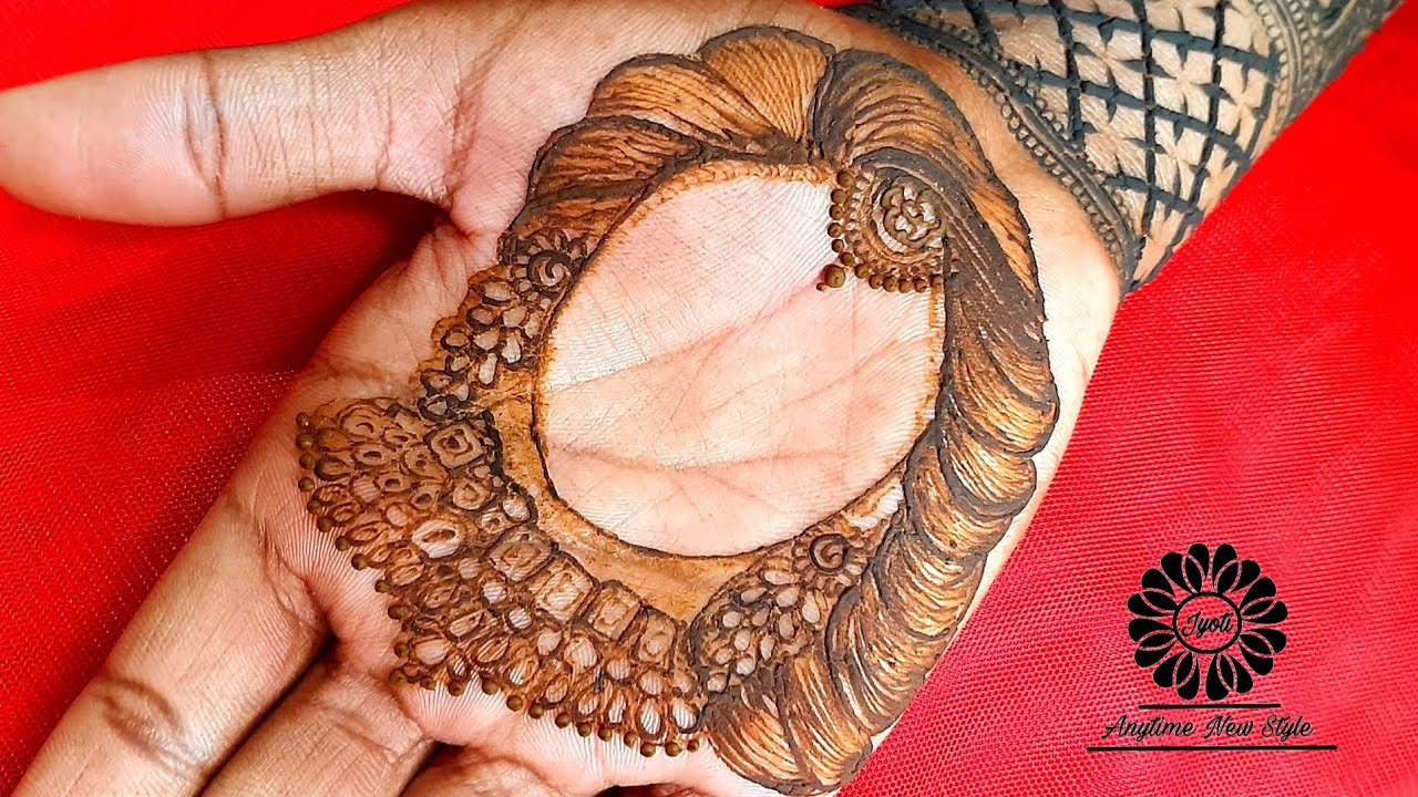 Simple Dulahan Mehandi Design | dulhan mehndi design | bride making using henna| new mehandi design