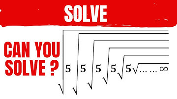 What is √5√5√5... Up to Infinity? | SAT Math Infinite Radical Explained