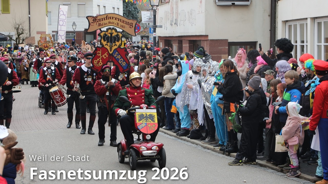 Fasnetsumzug 2026 in Weil der Stadt