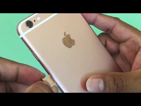 Video: Cómo: Quitar Una Tarjeta SIM Del IPhone 6 Plus