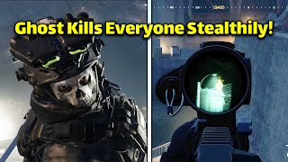 Ghost Kills Everyone Stealthily! ( No Damage, No Alert, Only Headshots) | COD: Modern Warfare 3