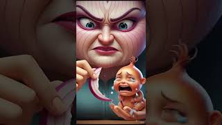 Böyle Anne Olmaz Olsun Soğan Anne, Yaramaz Bebeğe Acımadı Katmanini Soydu