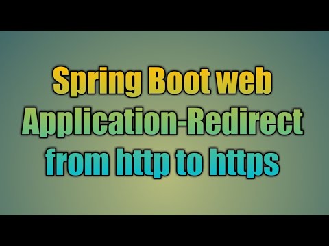 67.Spring Boot Web Application-Redirect From Http To Https | Enable SSL To Spring Boot Applications