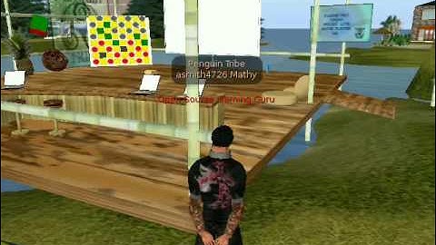 LinuxGames: Omvviewer 64-bit playing secondlife with streaming video at the Penguin Tribe