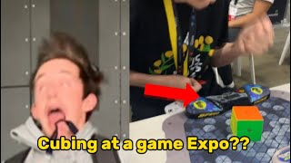 Cubing at the Game Expo 2024 || Competition Vlog
