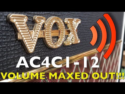 Vox AC4C1-12 at Full Volume