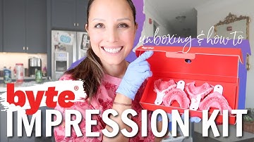 BYTE IMPRESSION KIT UNBOXING & INSTRUCTIONS | byte aligners for crowded teeth & gap teeth