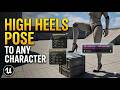 A Pro Way to Add High Heels Pose to Any Unreal Engine Character