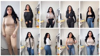 fashionnova try on haul|Body reveal 1 month post op