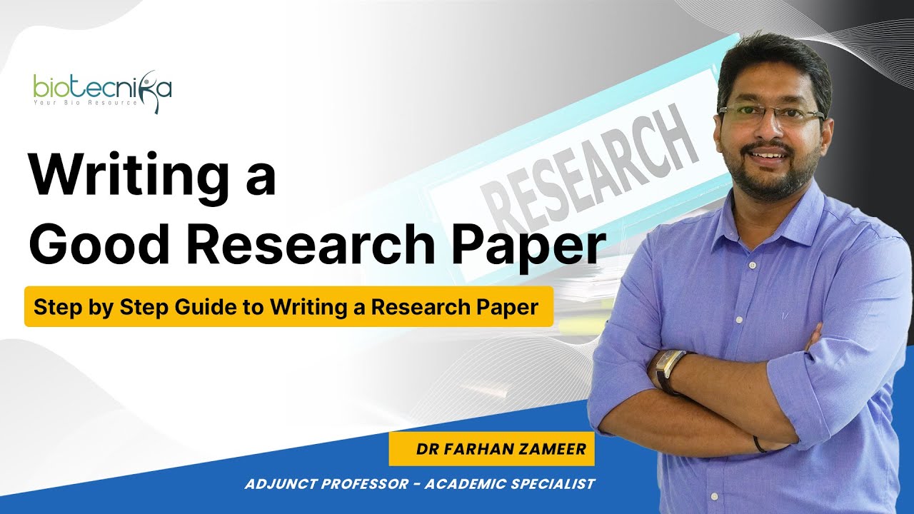 art of writing research paper