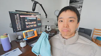 time to clean up my cluttered desk space | vlog 7