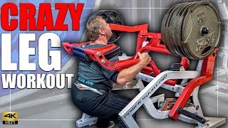 Crazy Leg Workout for Mass | Heavy 50 Rep Set