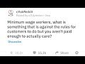 Minimum Wage Employees Reveal What They Do When They’re Paid To Do The Minimum