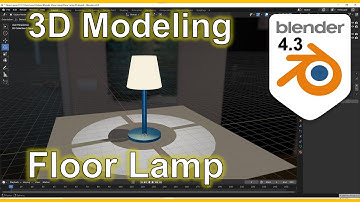 Blender Floor Lamp 3D Modeling Workflow #blender #lamp #floorlamp #3dmodeling #tutorial #workflow