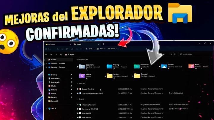 MEJORAS! del Explorador de ARCHIVOS en Windows 11 22H2 / Nuevas FUNCIONES REVELADAS!