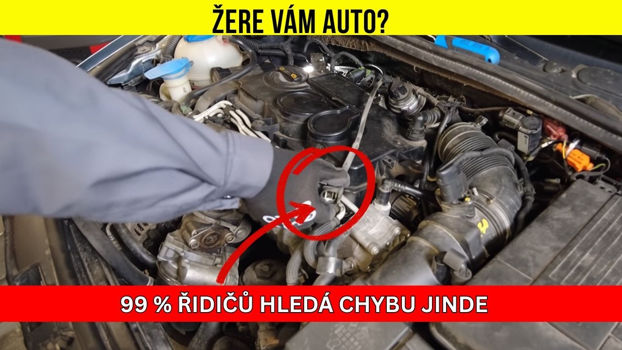 NEVIDITELNÁ ZÁVADA, kvůli které vaše auto žere. A diagnostika mlčí.