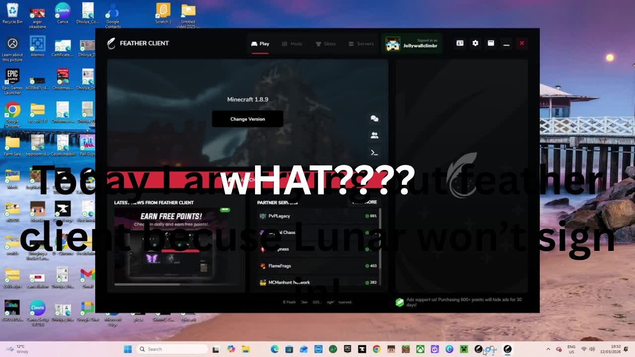 Is Feather Launcher actually better than Lunar? 🪶 - YouTube