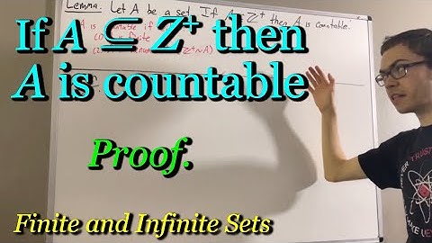 If A ⊆ Z+ then A is countable (Proof) [ILIEKMATHPHYSICS]