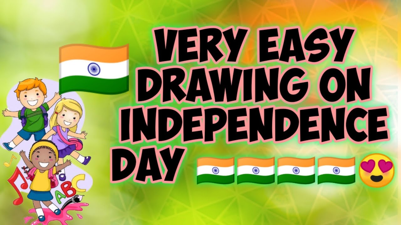 Independence day drawing for beginners/Independence day drawing - YouTube