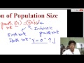 Population Dynamics and Growth Rate Influences