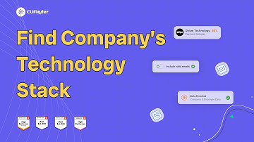 How to Find a Company’s Technology Stack Using CUFinder