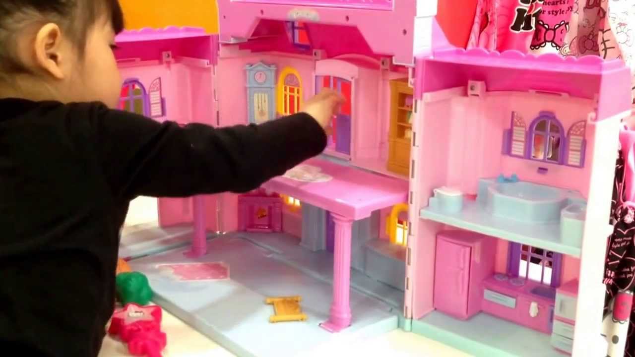 お店のジュエルペット ドールハウスで遊ぶ我が娘 Sanrio Jewelpet Youtube