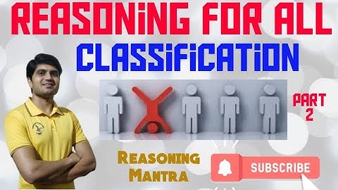 TOPIC-CLASSIFICATION || PART 2 || FIND OUT ODD ONE || NUMBER || BASICS || ADV SUBODH GAUTAM