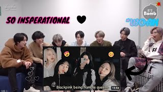 BTS reaction to BLACKPINK BEING HUMBLE and THE SWEETEST HUMANS [ PART 1 ]