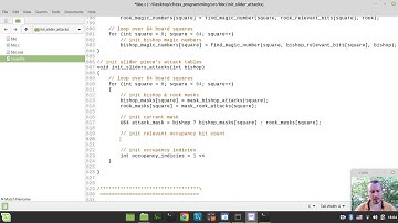 Bitboard CHESS ENGINE in C: initializing SLIDER PIECES attack tables using PLAIN MAGIC BITBOARDS