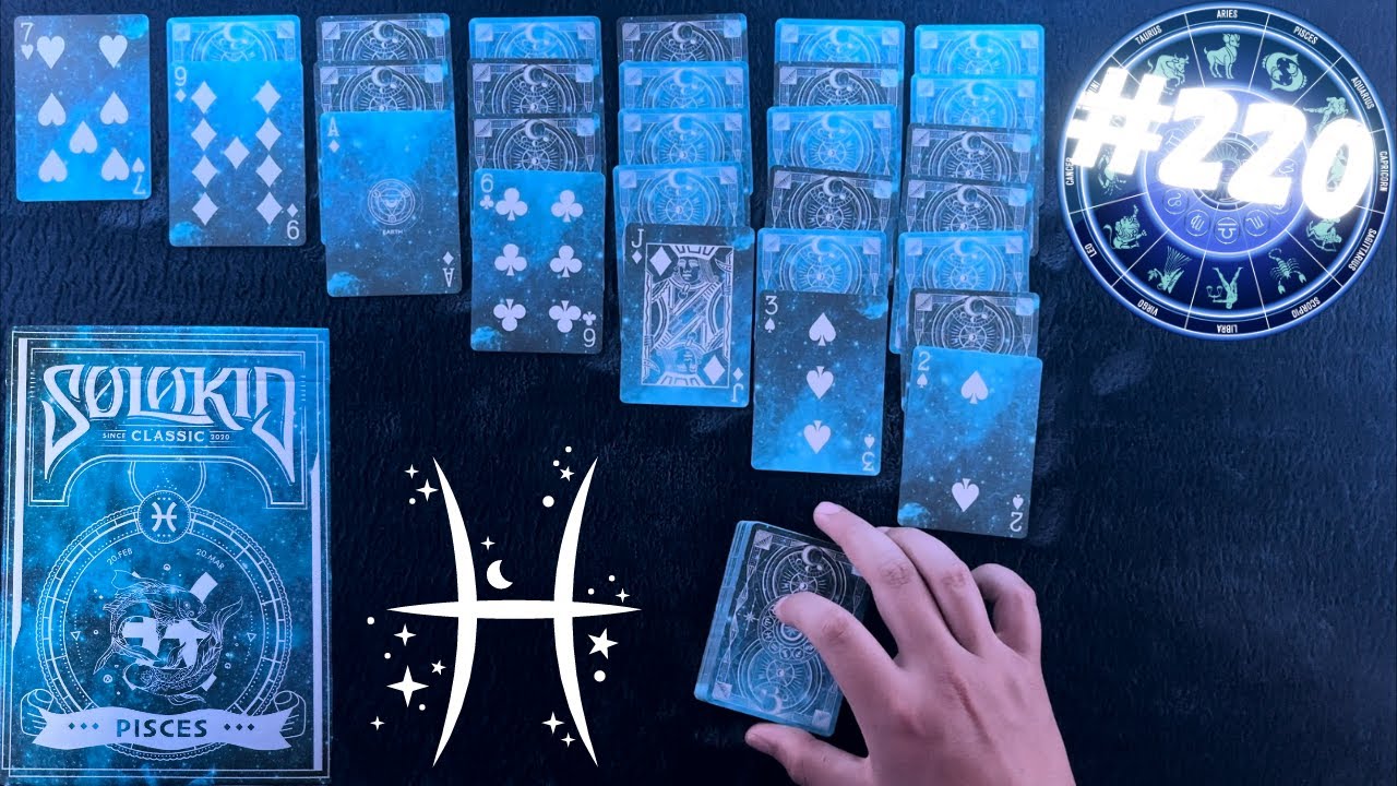 ASMR Solitaire 220 The Pisces Zodiac Deck Horoscope & Astrology