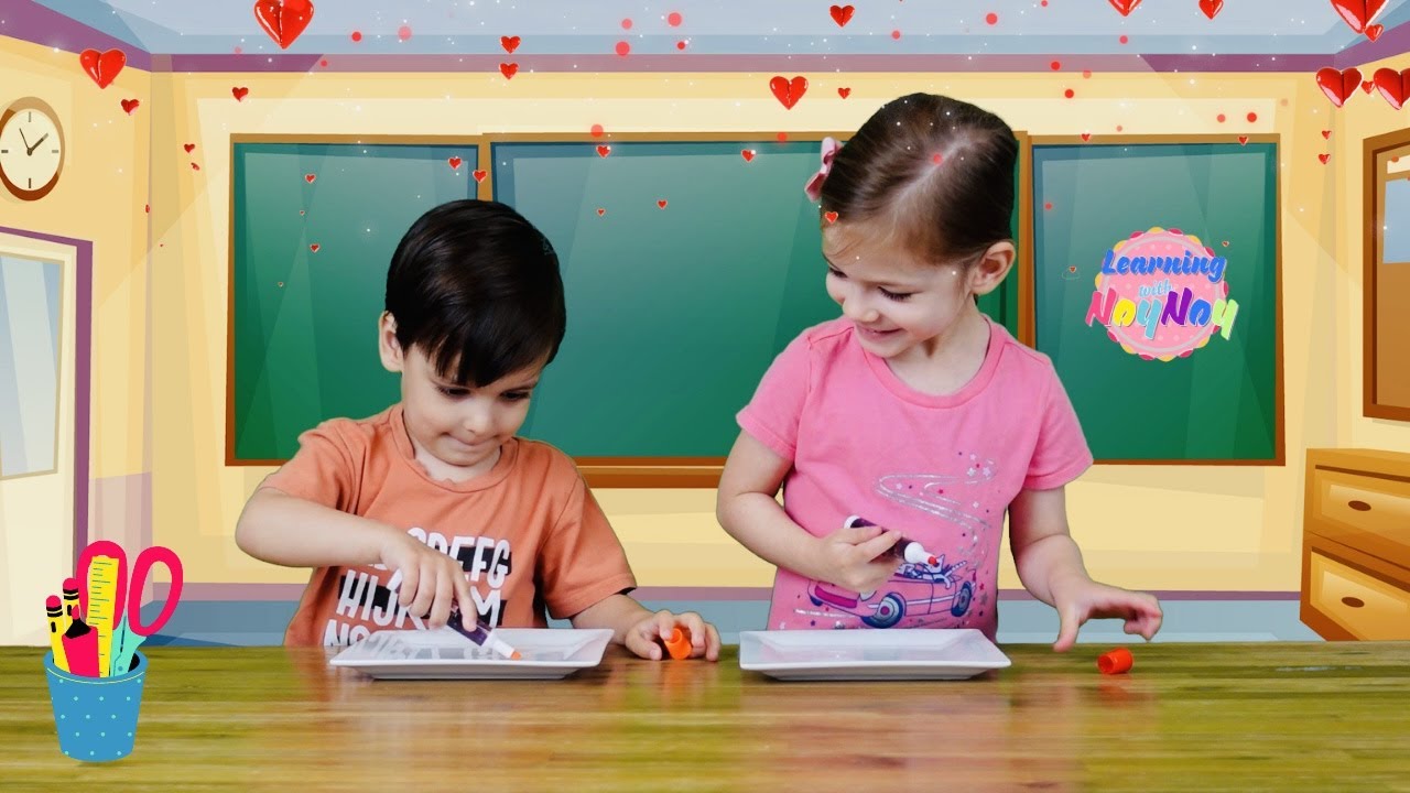 Experiments for Kids at Home | Floating Hearts Experiment | Learning with NoyNoy