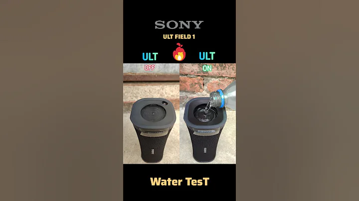 Sony ULT (Mode On-off) Water Basstest
