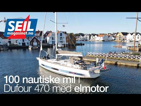 10 nm with an electric boat: Weekend trip on wind and current