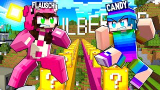 YOUTUBERINSEL 1 LUCKY BLOCK RACE gegen CANDY