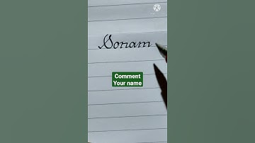 sonam - name in neat and clean handwriting | calligraphy handwriting practice | #shorts