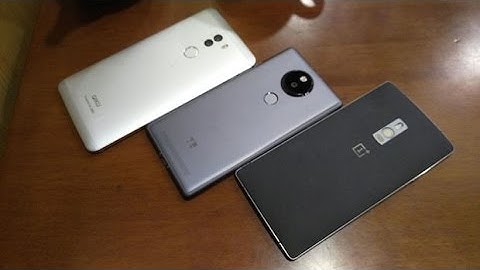 QIKU Q Terra 808 Vs OnePlus 2 Vs YU Yutopia