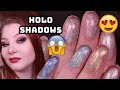 What You Need To Know About the Holo Shadows! || Glam Shop Holo Eyeshadow Swatches + 2 Looks ♥