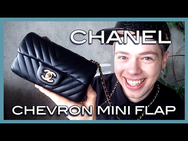 unboxing CHANEL chevron classic extra mini flap 