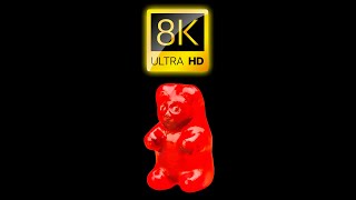 GUMMYBEAR MACRO 8K VIDEO MACRO 8K GUMMYBEAR