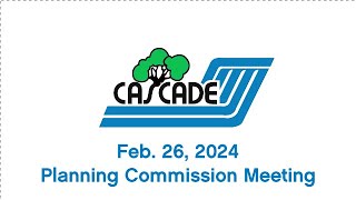 Feb. 26, 2024 | Planning Commission Meeting