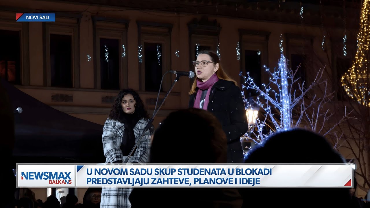 "Šta znači pobeda?": Protest studenata u blokadi u Novom Sadu