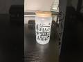 Frosted glass tumbler with horse decal link in description