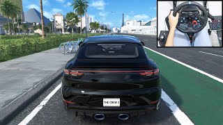 Porsche Cayenne Turbo GT - The Crew 2 | Logitech g29 gameplay