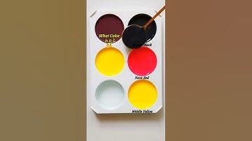 "⚫🔴💛 Bold Fusion of Aswad Black, Neon Red & Yellow | Mesmerizing Color Play". #colors #shortvideo