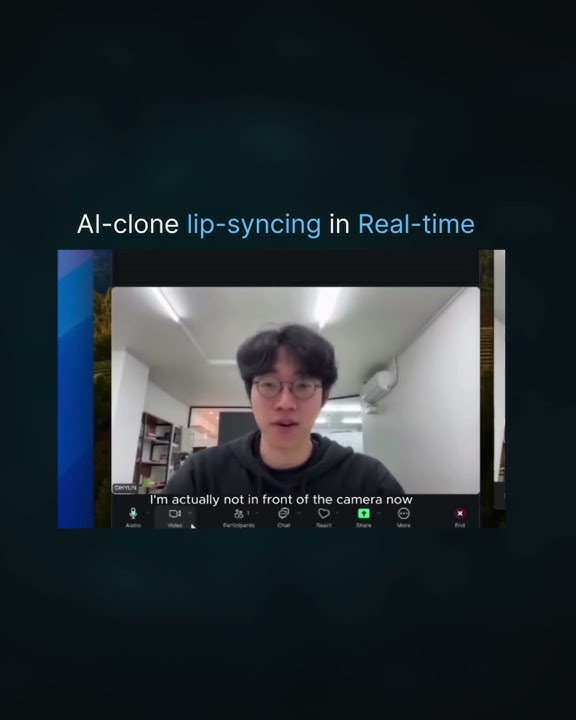 Ai-Clone Lip-syncing in Real-time