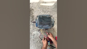 how to run three phase motor with single phase supply#motor