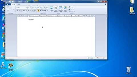 Wordpad tutorial