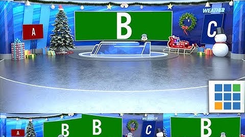 4K Christmas Virtual Set 03 for vMix