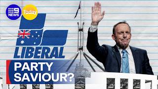 Tony Abbott elected next Liberal Party president and touted the party's saviour | 9 News Australia